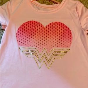 Wonder Woman heart tshirt